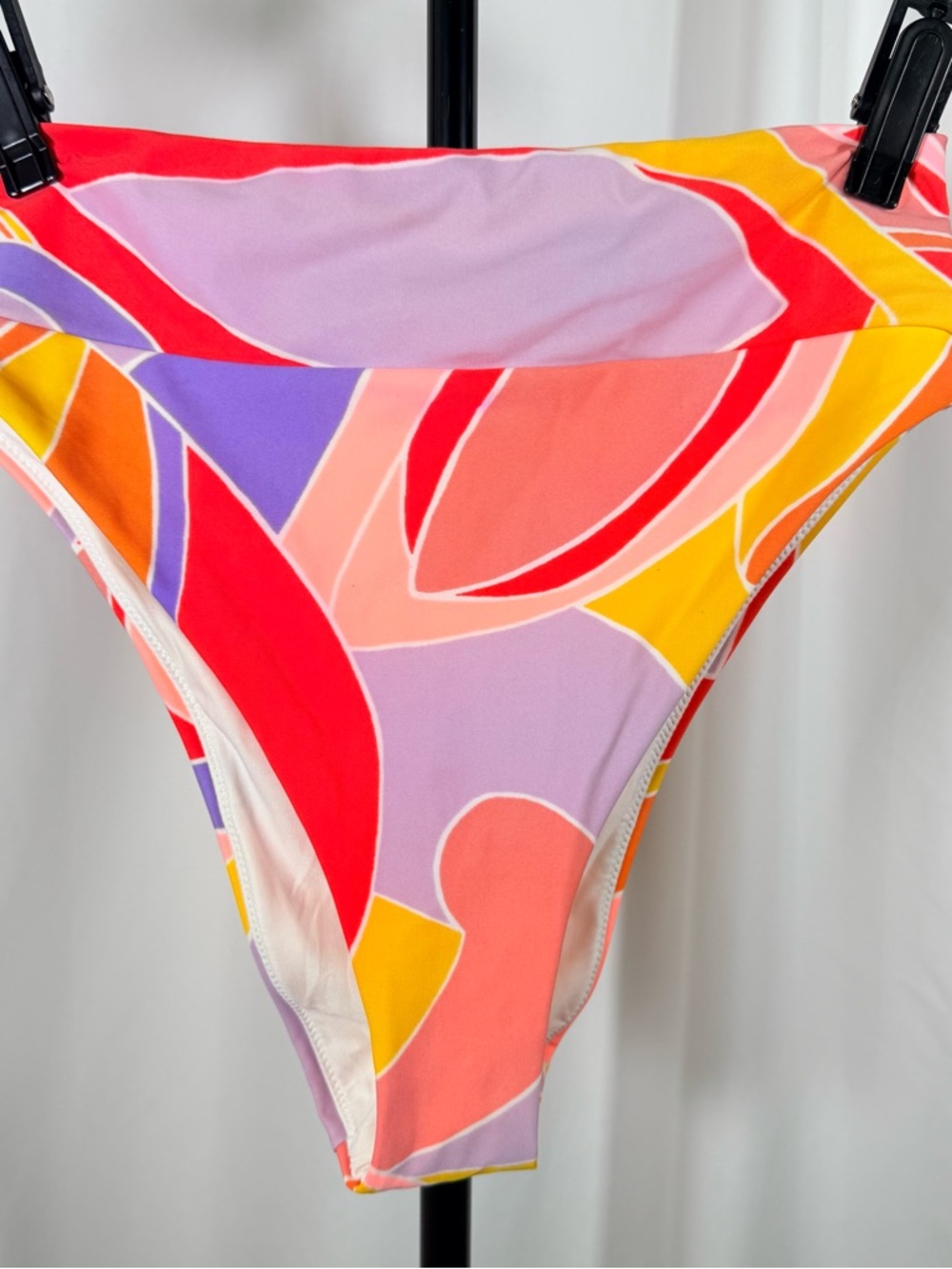 aerie Multicolor Striped High-Waisted Bikini Bottom